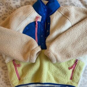 amazon fleece multicolored women's size small